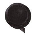 SOMBRERO NEGRO DAMA AÑOS 20